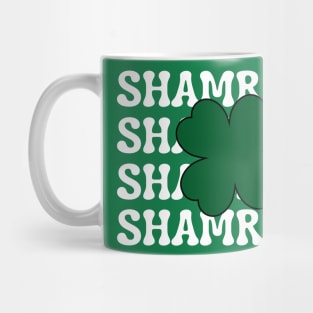 Shamrock Typography Mug